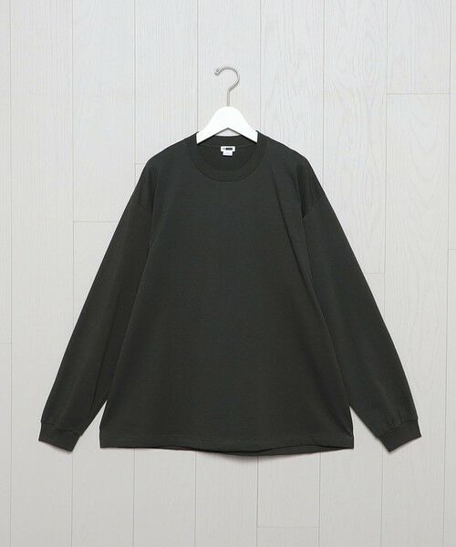 <H>COTTON CREW NECK LONG SLEEVE T-SHIRT/Tシャツ.