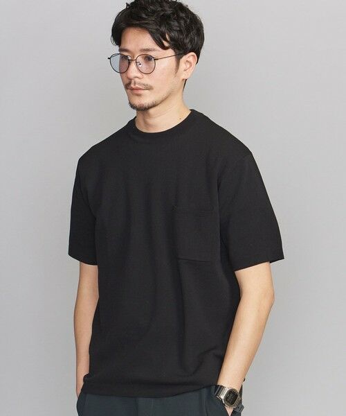 BEAUTY&YOUTH UNITED ARROWS / ビューティー&ユース ユナイテッドアローズ ニット・セーター | 【WEB限定 WARDROBE SMART】by KOKIN 1ポケット ニット Tシャツ | 詳細2