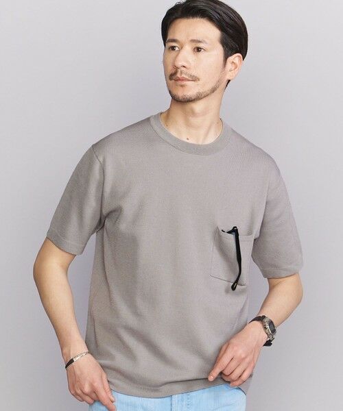 BEAUTY&YOUTH UNITED ARROWS / ビューティー&ユース ユナイテッドアローズ ニット・セーター | 【WEB限定 WARDROBE SMART】by KOKIN 1ポケット ニット Tシャツ | 詳細11