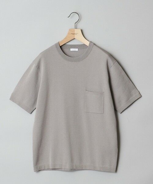 BEAUTY&YOUTH UNITED ARROWS / ビューティー&ユース ユナイテッドアローズ ニット・セーター | 【WEB限定 WARDROBE SMART】by KOKIN 1ポケット ニット Tシャツ | 詳細14