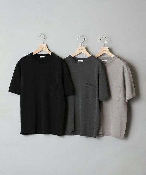 BEAUTY&YOUTH UNITED ARROWS / ビューティー&ユース ユナイテッドアローズ ニット・セーター | 【WEB限定 WARDROBE SMART】by KOKIN 1ポケット ニット Tシャツ | 詳細16