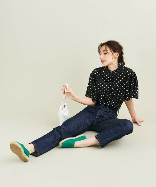 BEAUTY&YOUTH UNITED ARROWS / ビューティー&ユース ユナイテッドアローズ シャツ・ブラウス | 【WEB限定】by ドットフレアスリーブブラウス -ウォッシャブル- | 詳細16