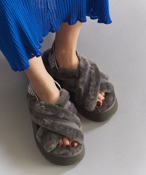 【WEB限定】＜UGG(アグ)＞DISCO CROSS SLIDE サンダル