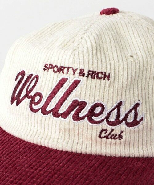 BEAUTY&YOUTH UNITED ARROWS / ビューティー&ユース ユナイテッドアローズ キャップ | ＜Sporty&Rich × PRINCE＞  WELLNESS CORD CAP/キャップ | 詳細3