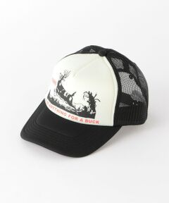 ＜PLEASURES＞ BUCK TRUCKER CAP/キャップ