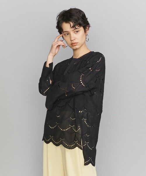 BEAUTY&YOUTH UNITED ARROWS / ビューティー&ユース ユナイテッドアローズ シャツ・ブラウス | ＜ne Quittez pas＞コットンボイル ドット ブラウス -ウォッシャブル- | 詳細4