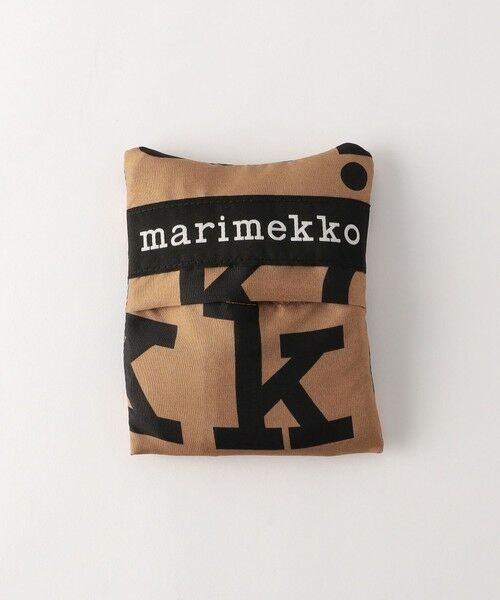 【WEB限定】＜marimekko(マリメッコ)＞ロゴ スマート バッグ/ブラウン