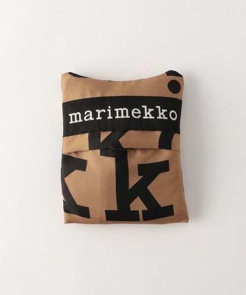 【WEB限定】＜marimekko(マリメッコ)＞ロゴ スマート バッグ/ブラウン （エコバッグ）｜BEAUTY&YOUTH UNITED