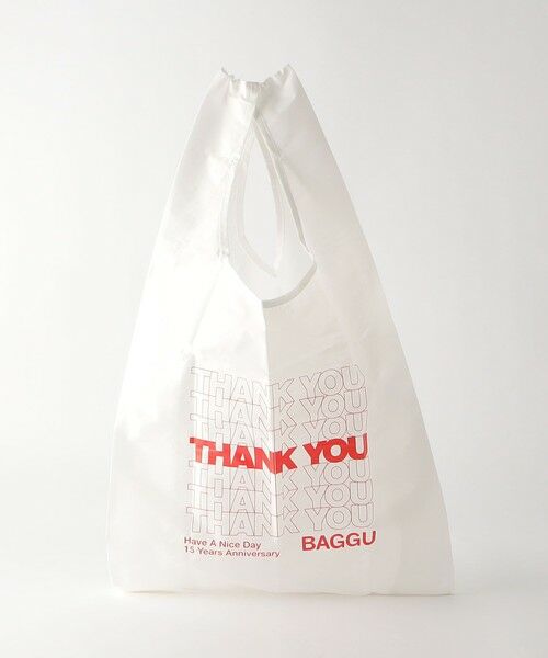 BEAUTY&YOUTH UNITED ARROWS / ビューティー&ユース ユナイテッドアローズ エコバッグ | ＜BAGGU＞THANK YOU 15th アニバーサリー ポケッタブルバッグ/STANDARD | 詳細9