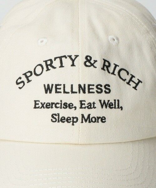 BEAUTY&YOUTH UNITED ARROWS / ビューティー&ユース ユナイテッドアローズ ハット | ＜Sporty&Rich＞ WELLNESS STUDIO CAP/キャップ | 詳細3