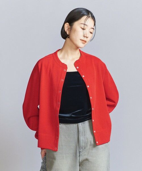 BEAUTY&YOUTH UNITED ARROWS / ビューティー&ユース ユナイテッドアローズ カーディガン・ボレロ | ダブルフェイス リングボタンカーディガン -ウォッシャブル- | 詳細12