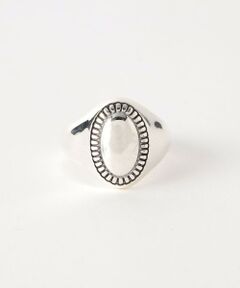 ＜XOLO＞ OVAL MIRROR RING/リング