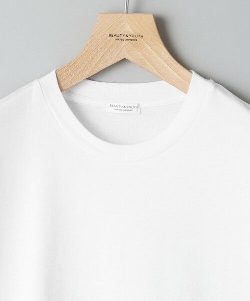 BEAUTY&YOUTH UNITED ARROWS / ビューティー&ユース ユナイテッドアローズ カットソー | 【WEB限定】ロールアップ ワイド テーパード Tシャツ -MADE IN JAPAN- | 詳細9