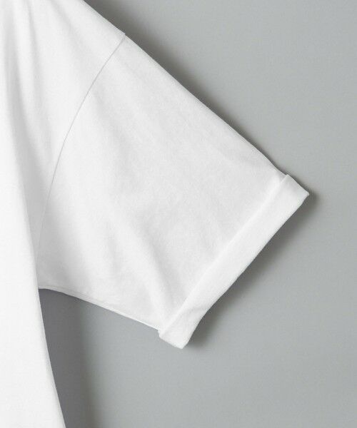 BEAUTY&YOUTH UNITED ARROWS / ビューティー&ユース ユナイテッドアローズ カットソー | 【WEB限定】ロールアップ ワイド テーパード Tシャツ -MADE IN JAPAN- | 詳細10