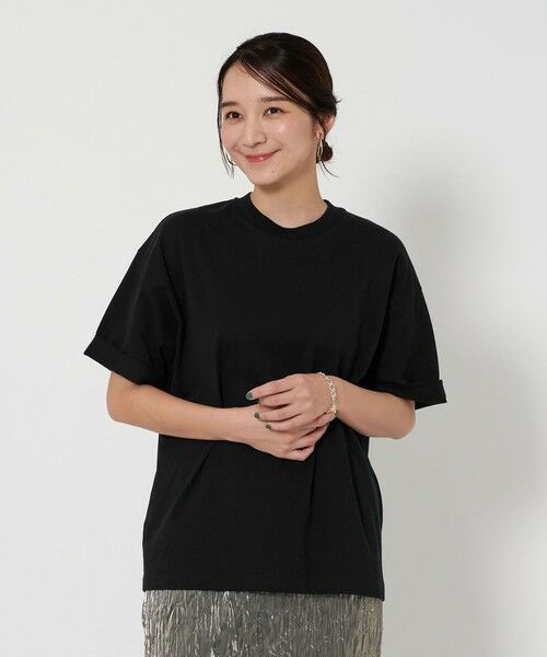 BEAUTY&YOUTH UNITED ARROWS / ビューティー&ユース ユナイテッドアローズ カットソー | 【WEB限定】ロールアップ ワイド テーパード Tシャツ -MADE IN JAPAN- | 詳細14