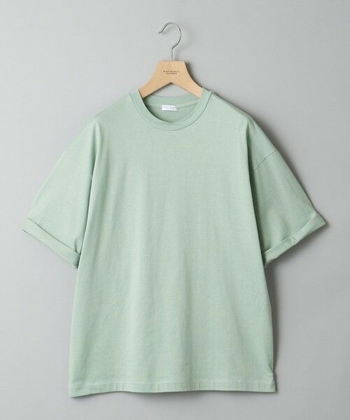BEAUTY & YOUTH UNITED ARROWS/ビューティー&ユース ユナイテッドアローズ 【WEB限定】ロールアップ ワイド テーパード Tシャツ -MADE IN JAPAN- LIME L BEAUTY & YOUTH UNITED ARROWS/ビューティー&ユース ユナイテッドアローズ 【WEB限定】ロールアップ ワイド テーパード Tシャツ -MADE IN JAPAN- LIME L