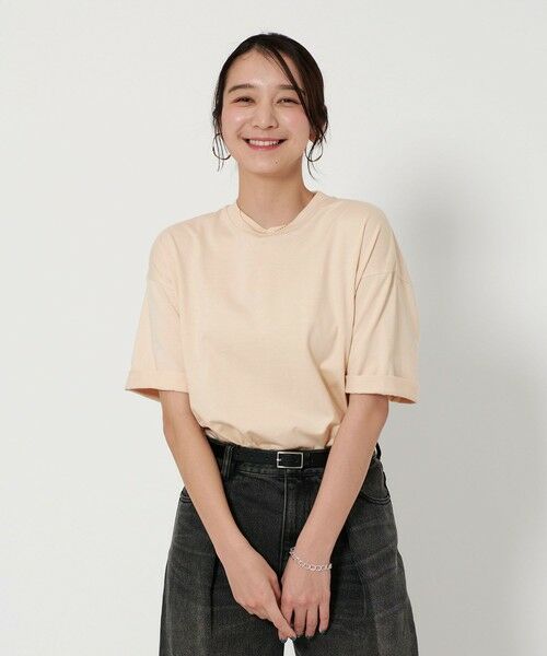 BEAUTY&YOUTH UNITED ARROWS / ビューティー&ユース ユナイテッドアローズ カットソー | 【WEB限定】ロールアップ ワイド テーパード Tシャツ -MADE IN JAPAN- | 詳細28