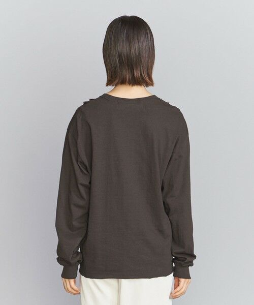 BEAUTY&YOUTH UNITED ARROWS / ビューティー&ユース ユナイテッドアローズ カットソー | 【WEB限定】＜dahl'ia＞リメイク ロングスリーブ プルオーバー | 詳細10