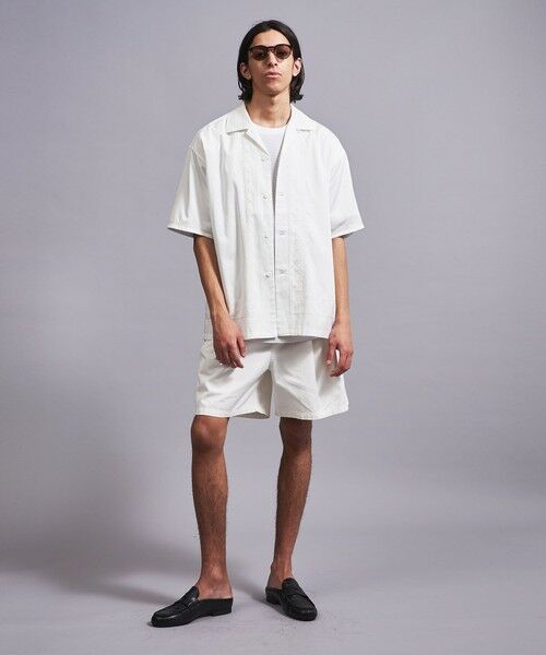 BEAUTY&YOUTH UNITED ARROWS / ビューティー&ユース ユナイテッドアローズ シャツ・ブラウス | ＜monkey time＞ TWILL EMBROIDERY OPEN SHIRT/シャツ | 詳細9
