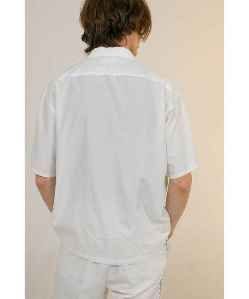 BEAUTY&YOUTH UNITED ARROWS / ビューティー&ユース ユナイテッドアローズ シャツ・ブラウス | ＜monkey time＞ TWILL EMBROIDERY OPEN SHIRT/シャツ | 詳細2