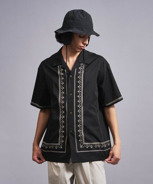 BEAUTY&YOUTH UNITED ARROWS / ビューティー&ユース ユナイテッドアローズ シャツ・ブラウス | ＜monkey time＞ TWILL EMBROIDERY OPEN SHIRT/シャツ | 詳細23