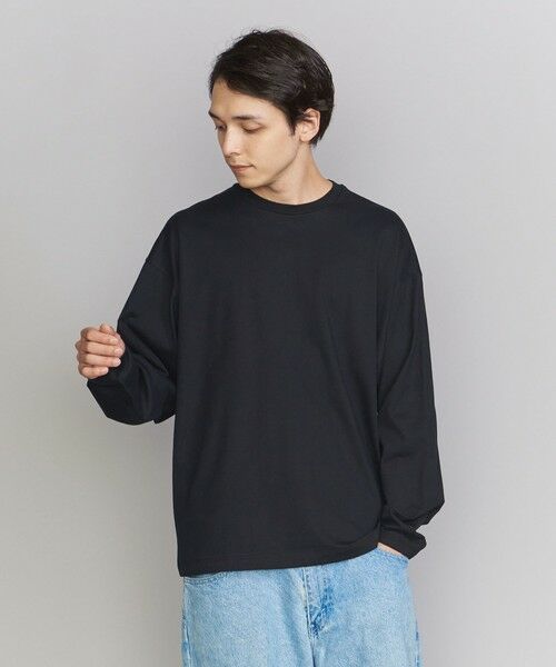 BEAUTY&YOUTH UNITED ARROWS / ビューティー&ユース ユナイテッドアローズ カットソー | 【WEB限定】フィッシュ ロングスリーブ Tシャツ -MADE IN JAPAN- | 詳細11