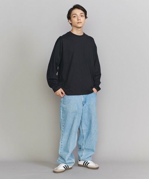 BEAUTY&YOUTH UNITED ARROWS / ビューティー&ユース ユナイテッドアローズ カットソー | 【WEB限定】フィッシュ ロングスリーブ Tシャツ -MADE IN JAPAN- | 詳細12