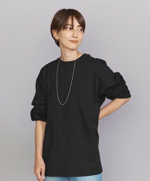 BEAUTY&YOUTH UNITED ARROWS / ビューティー&ユース ユナイテッドアローズ カットソー | 【WEB限定】フィッシュ ロングスリーブ Tシャツ -MADE IN JAPAN- | 詳細13