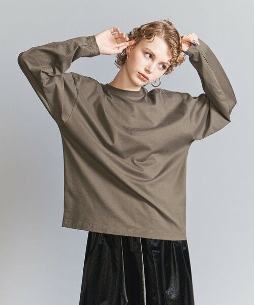 BEAUTY&YOUTH UNITED ARROWS / ビューティー&ユース ユナイテッドアローズ カットソー | 【WEB限定】フィッシュ ロングスリーブ Tシャツ -MADE IN JAPAN- | 詳細9