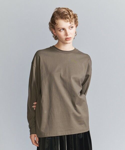 BEAUTY&YOUTH UNITED ARROWS / ビューティー&ユース ユナイテッドアローズ カットソー | 【WEB限定】フィッシュ ロングスリーブ Tシャツ -MADE IN JAPAN- | 詳細10