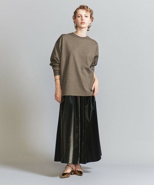 BEAUTY&YOUTH UNITED ARROWS / ビューティー&ユース ユナイテッドアローズ カットソー | 【WEB限定】フィッシュ ロングスリーブ Tシャツ -MADE IN JAPAN- | 詳細11