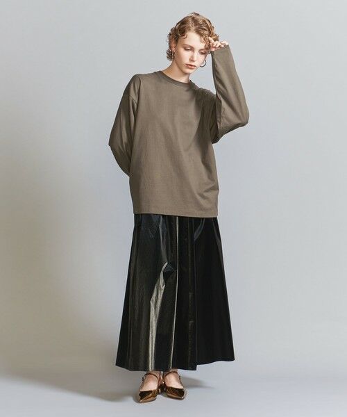 BEAUTY&YOUTH UNITED ARROWS / ビューティー&ユース ユナイテッドアローズ カットソー | 【WEB限定】フィッシュ ロングスリーブ Tシャツ -MADE IN JAPAN- | 詳細12