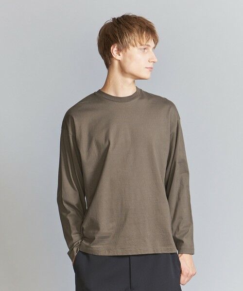 BEAUTY&YOUTH UNITED ARROWS / ビューティー&ユース ユナイテッドアローズ カットソー | 【WEB限定】フィッシュ ロングスリーブ Tシャツ -MADE IN JAPAN- | 詳細14