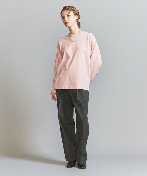 BEAUTY&YOUTH UNITED ARROWS / ビューティー&ユース ユナイテッドアローズ カットソー | 【WEB限定】フィッシュ ロングスリーブ Tシャツ -MADE IN JAPAN- | 詳細26