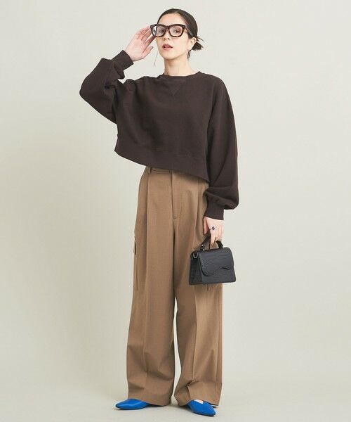 コットン裏毛ショートワイドスウェットプルオーバー （カットソー）｜BEAUTYYOUTH UNITED ARROWS / ビューティユース  ユナイテッドアローズ ファッション通販 タカシマヤファッションスクエア