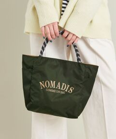 【別注】＜NOMADIS＞SAC ロゴ リバーシブル ミニ トートバッグ