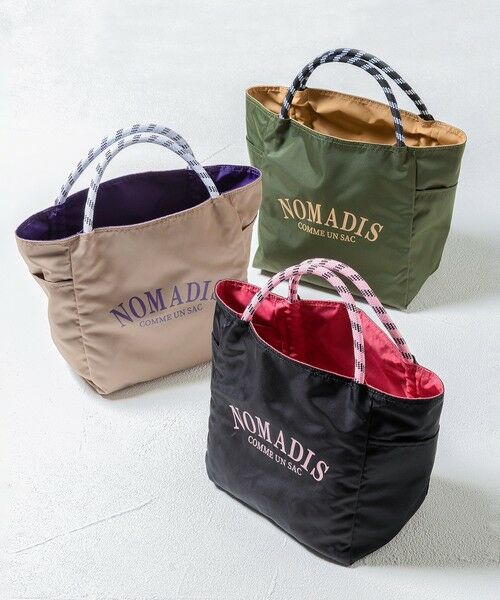 【別注】＜NOMADIS＞SAC ロゴ リバーシブル ミニ トートバッグ