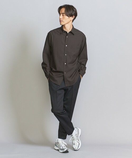 BEAUTY&YOUTH UNITED ARROWS / ビューティー&ユース ユナイテッドアローズ シャツ・ブラウス | クリア T/W レギュラーフォルム テーパード シャツ | 詳細11