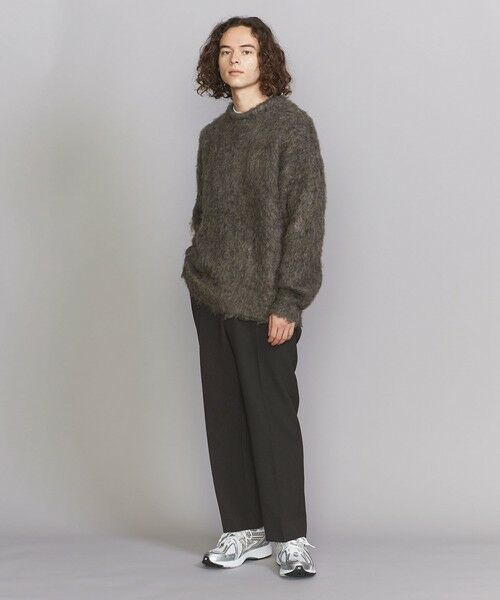 BEAUTY&YOUTH UNITED ARROWS / ビューティー&ユース ユナイテッドアローズ ニット・セーター | 【WEB限定】スーパーシャギー クルーネック ニット | 詳細10