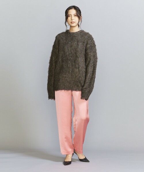 BEAUTY&YOUTH UNITED ARROWS / ビューティー&ユース ユナイテッドアローズ ニット・セーター | 【WEB限定】スーパーシャギー クルーネック ニット | 詳細12