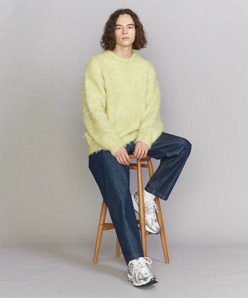 BEAUTY&YOUTH UNITED ARROWS / ビューティー&ユース ユナイテッドアローズ ニット・セーター | 【WEB限定】スーパーシャギー クルーネック ニット | 詳細21