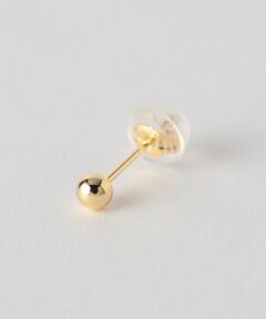 K18 メタルボール ピアス/3mm/1Ｐ