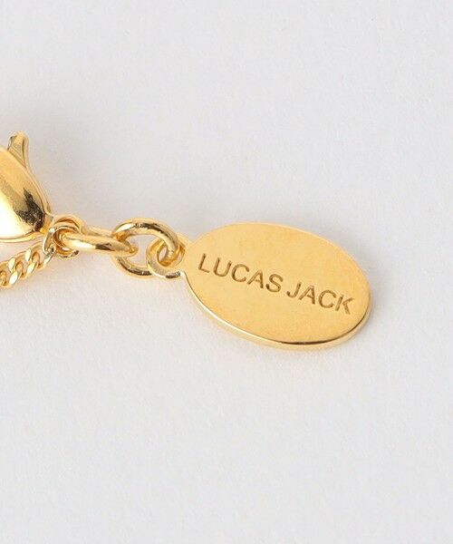 BEAUTY&YOUTH UNITED ARROWS / ビューティー&ユース ユナイテッドアローズ ネックレス・ペンダント・チョーカー | ＜LUCAS JACK＞スクエア ストーンモチーフ ショート ネックレス | 詳細5