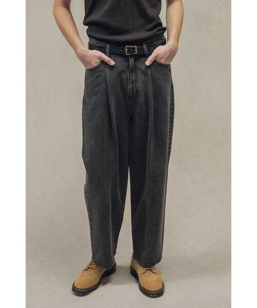 monkey time＞ DENIM 1P WIDE PANTS/デニムパンツ （その他パンツ）｜BEAUTYYOUTH UNITED ARROWS  / ビューティユース ユナイテッドアローズ ファッション通販 タカシマヤファッションスクエア