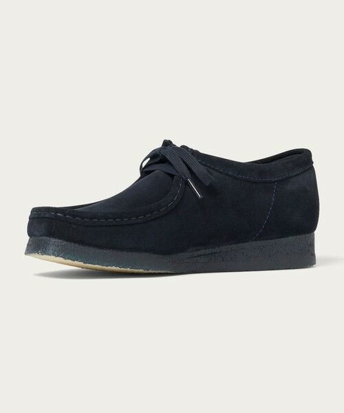 別注】 ＜CLARKS＞ WALLABEE NAVY/シューズ （フラットシューズ