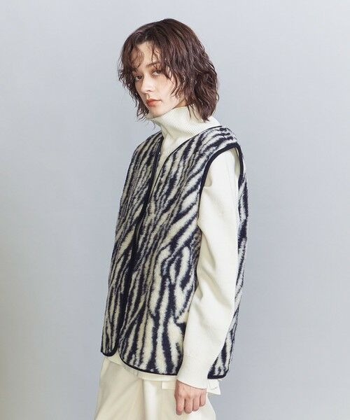 BEAUTY&YOUTH UNITED ARROWS / ビューティー&ユース ユナイテッドアローズ ベスト | 【別注】＜COLDBREAKER＞パイピング ボア ベスト | 詳細10