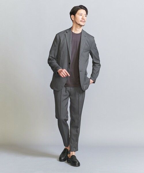 【WEB限定 WARDROBE SMART】LANATEC セットアップ/背抜きジャケット＆イージーパンツ