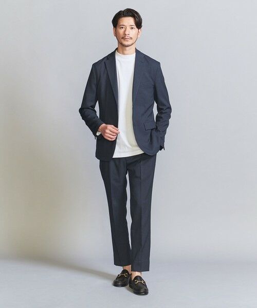 【WEB限定 WARDROBE SMART】LANATEC セットアップ/背抜きジャケット＆イージーパンツ