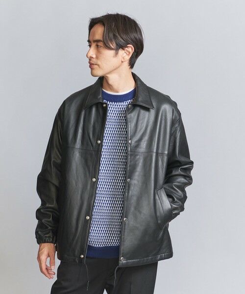 CCU 24SS ROBERT COACH JACKET レザーコーチジャケットよろしくお願いします