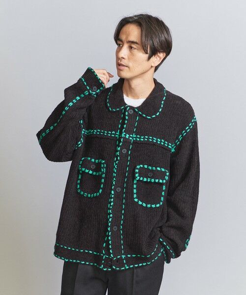 BEAUTY&YOUTH UNITED ARROWS / ビューティー&ユース ユナイテッドアローズ カーディガン・ボレロ | 【別注】 ＜PHINGERIN＞ PG1 KNIT/カーディガン | 詳細2